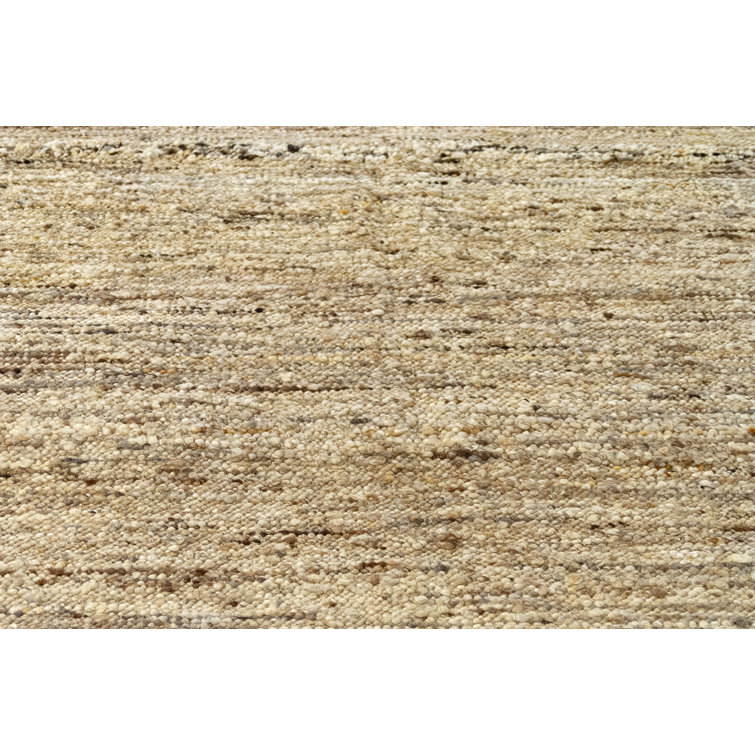 Bloomsbury Market Plemmons Hand Knotted Wool Beige Rug Wayfair.co.uk